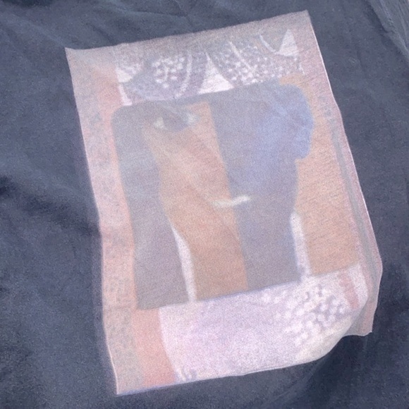 Soulland graphic print black longsleeve T-shirt size medium - Picture 5 of 6